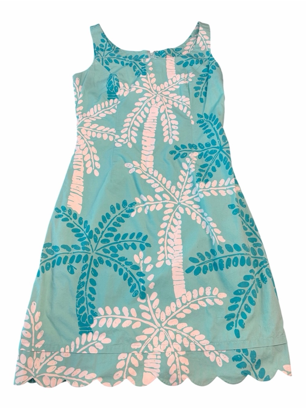 Lilly Pulitzer Shift Tank Floral MIDI Summer Lt Weight Dress Cruise Wear sz6